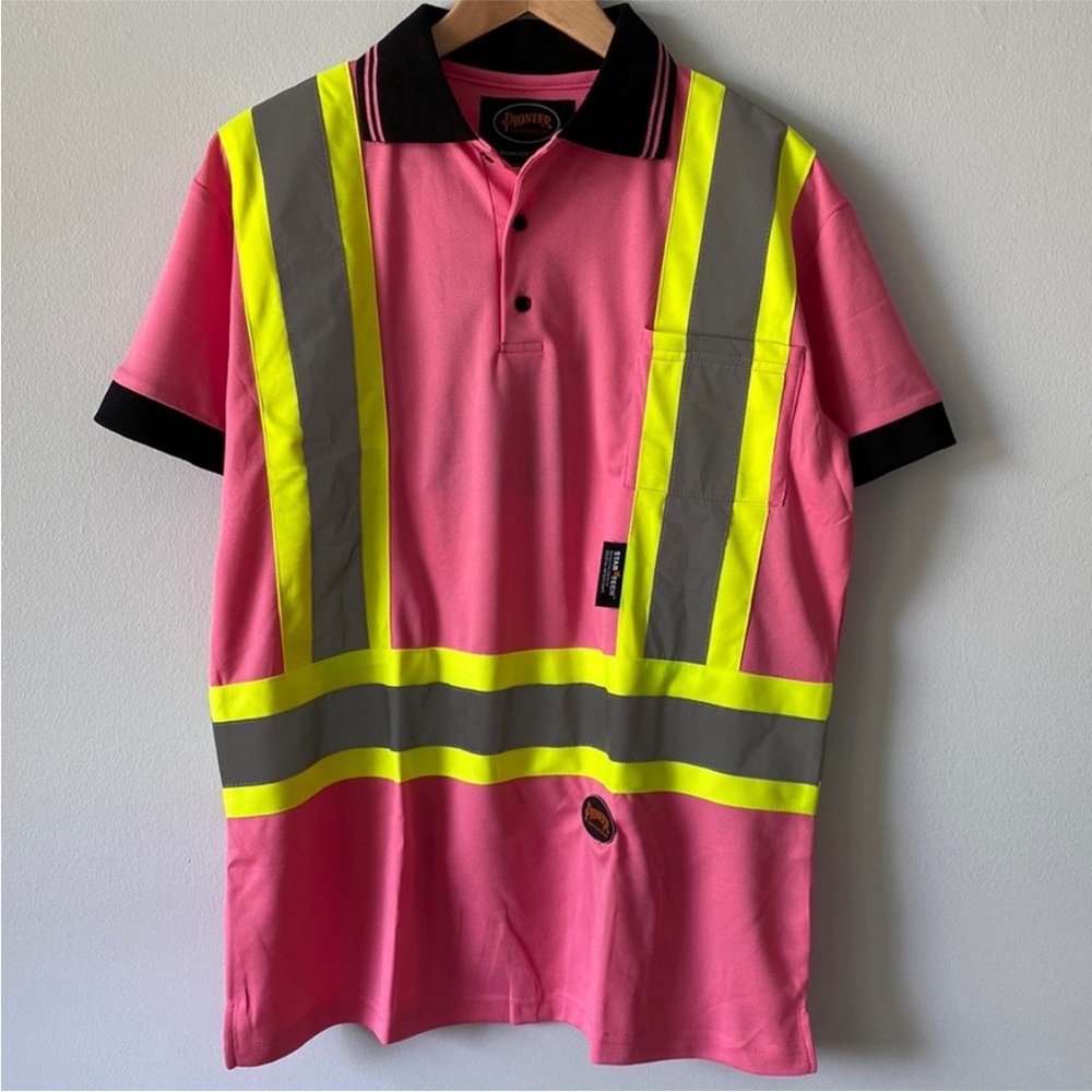 Pioneer Women Birdseye Safety Polo Shirt